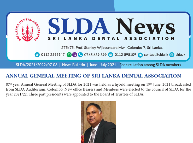 SLDA News Bulletin | June – July 2021