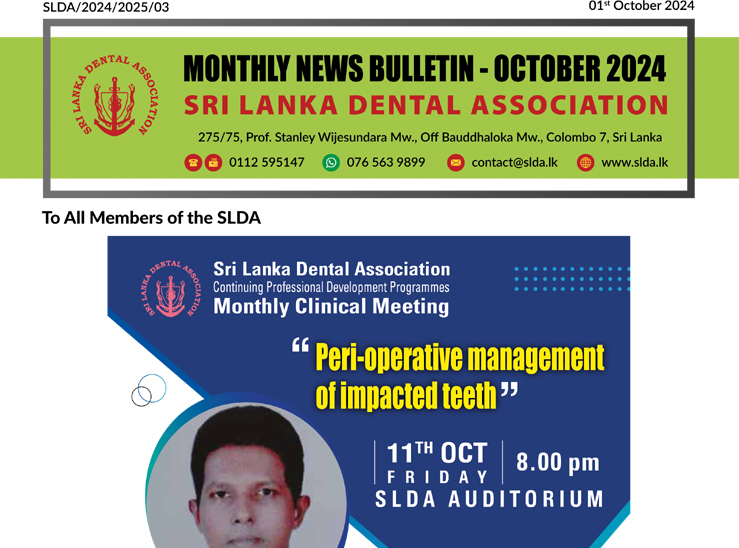 SLDA News Bulletin | October 2024