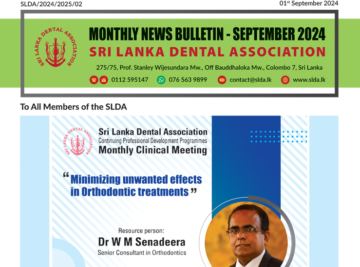 SLDA News Bulletin | September 2024